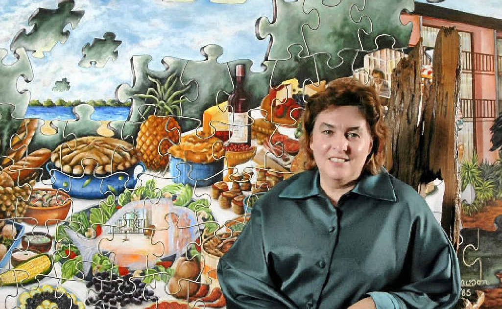 Artist Sharon Davson says she has proof of the $5.2 million sale of her painting, Points of View. Artist Sharon Davson says she has proof of the $5.2 million sale of her painting, Points of View.